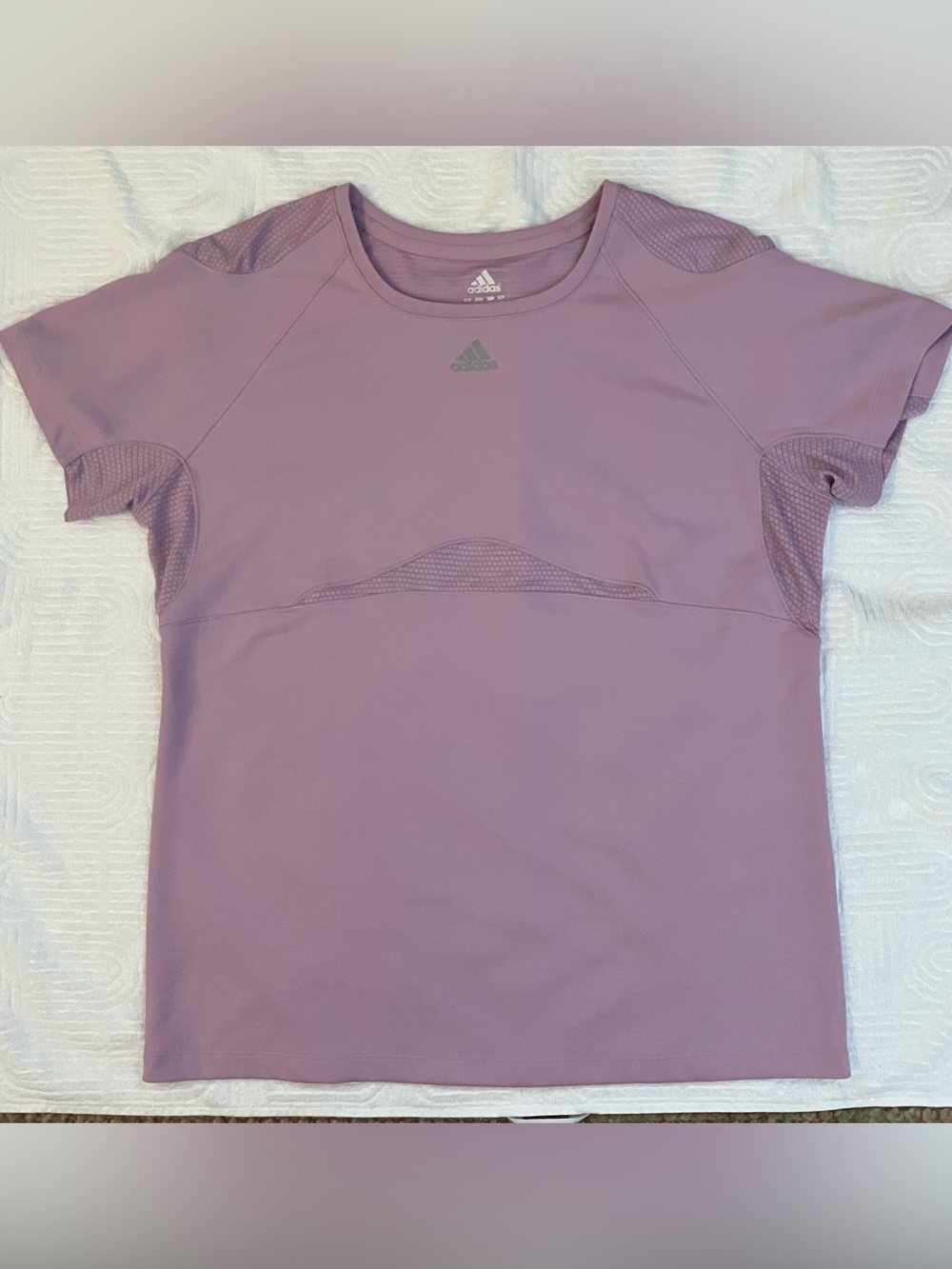 Adidas Athletic Tee Lavender Women's Size L